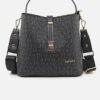 Structured Black Crossbody Handbag