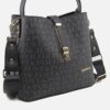Structured Black Crossbody Handbag