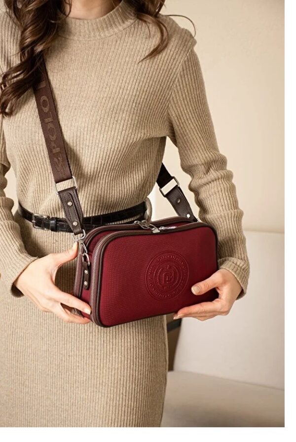 Multi-Section Waterproof Printed Women's Bag