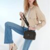 d Fashion Crossbody Bag with Buckle Detail