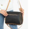 Adjustable Strap Textured Handbag for Women