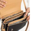 Adjustable Strap Textured Handbag for Women