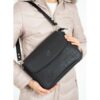Just Polo Women's Large Embossed Shoulder Bag