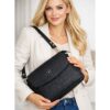 Just Polo Women's Large Embossed Shoulder Bag