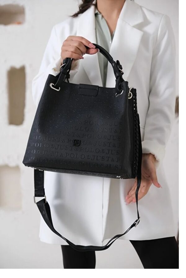 Modern Top Handle Tote with Adjustable Shoulder Strap
