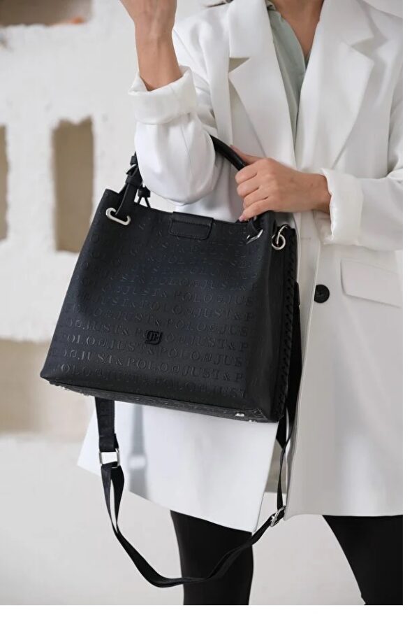 Modern Top Handle Tote with Adjustable Shoulder Strap