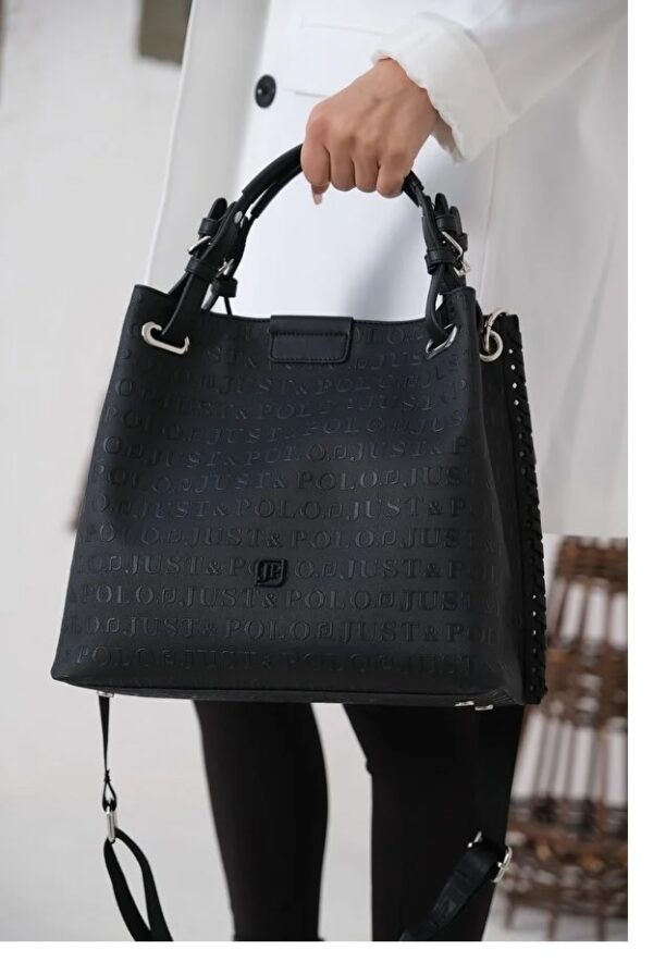 Modern Top Handle Tote with Adjustable Shoulder Strap