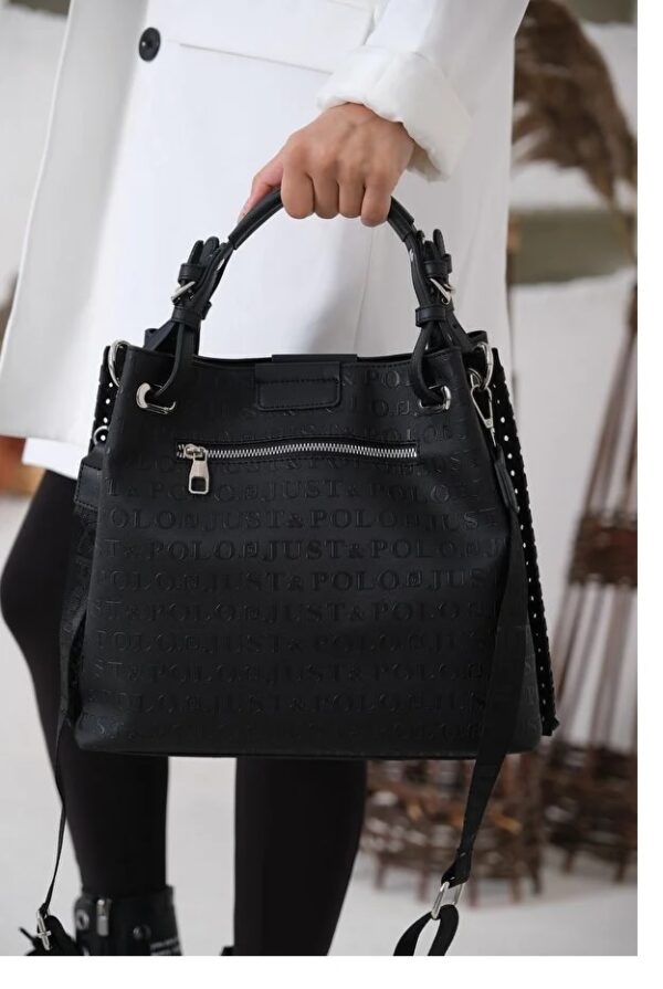 Modern Top Handle Tote with Adjustable Shoulder Strap