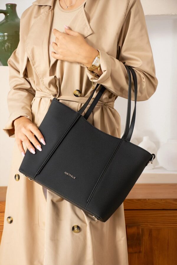 Women's Large Size Waterproof Lacost Fabric Long Strap