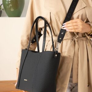 Women's Large Size Waterproof Lacost Fabric Long Strap