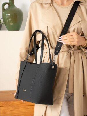 Women's Large Size Waterproof Lacost Fabric Long Strap