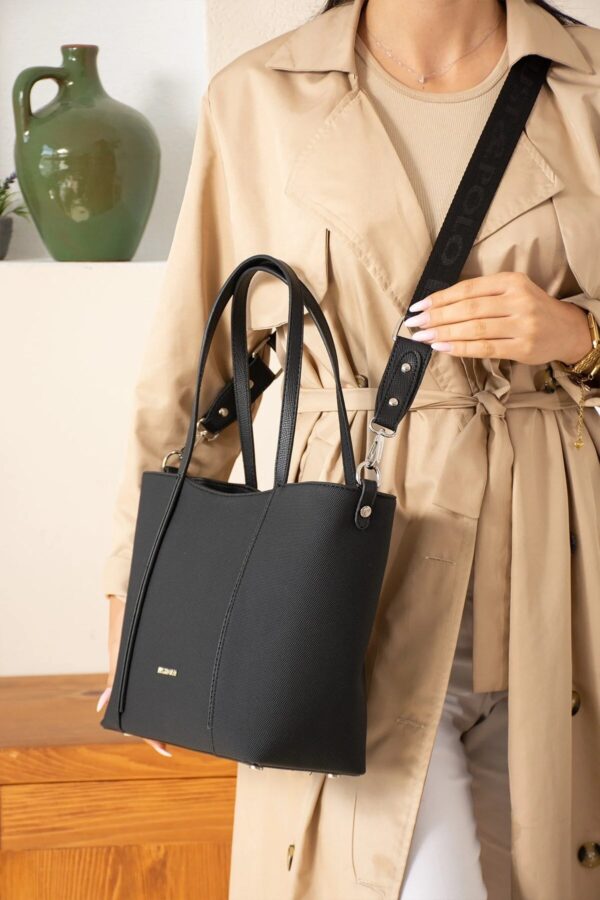 Women's Large Size Waterproof Lacost Fabric Long Strap