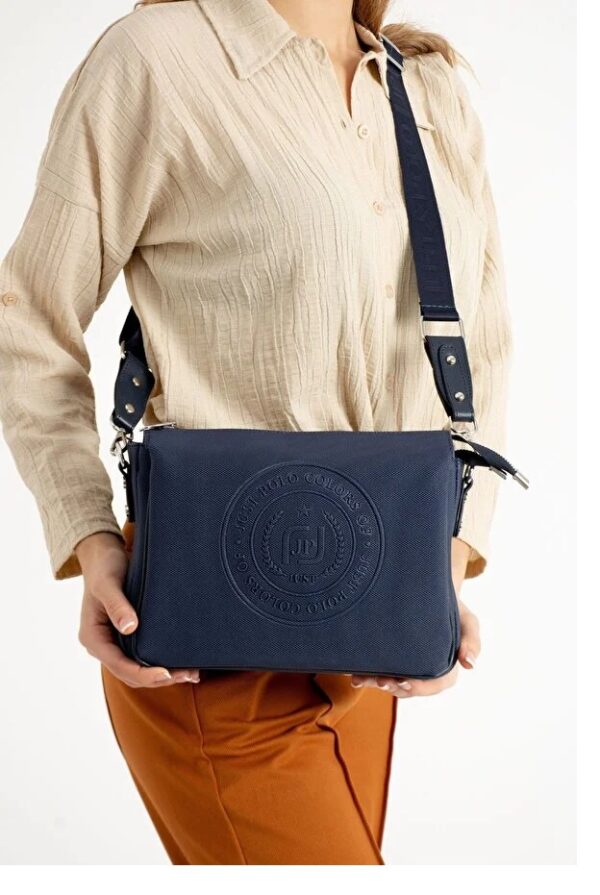 Soft Textured Shoulder Handbag