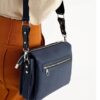 Soft Textured Shoulder Handbag