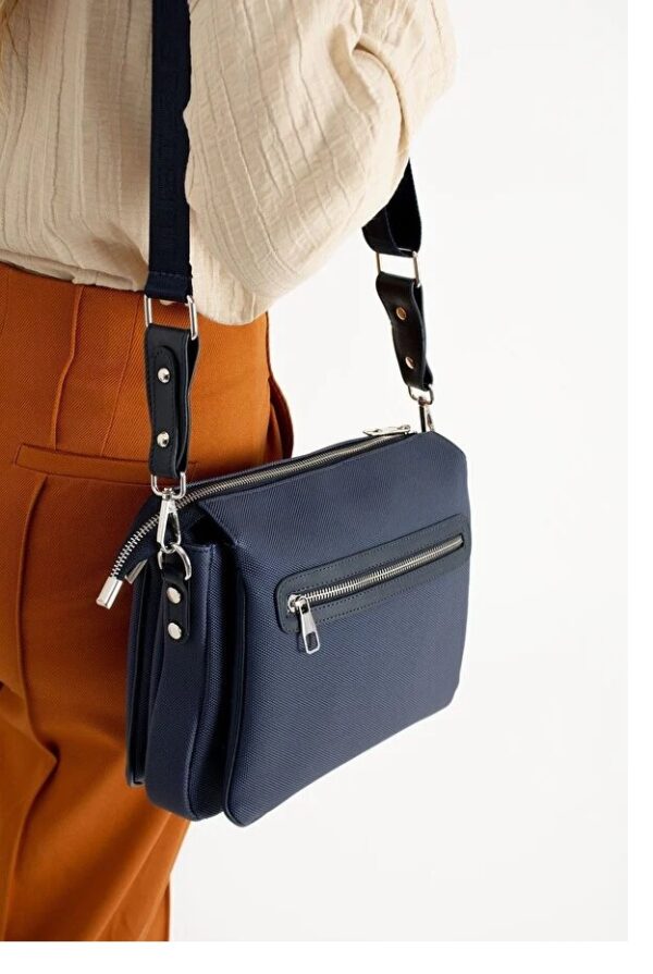Soft Textured Shoulder Handbag