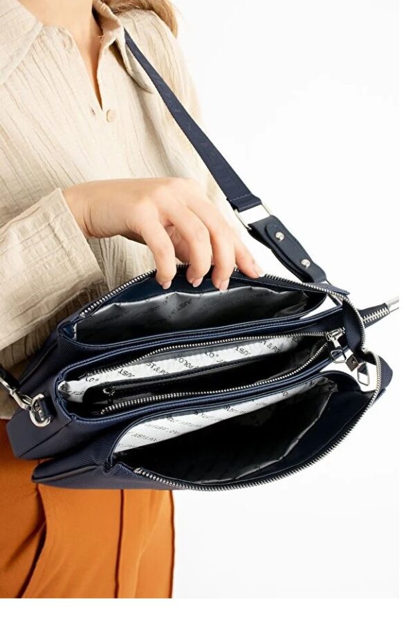 Soft Textured Shoulder Handbag